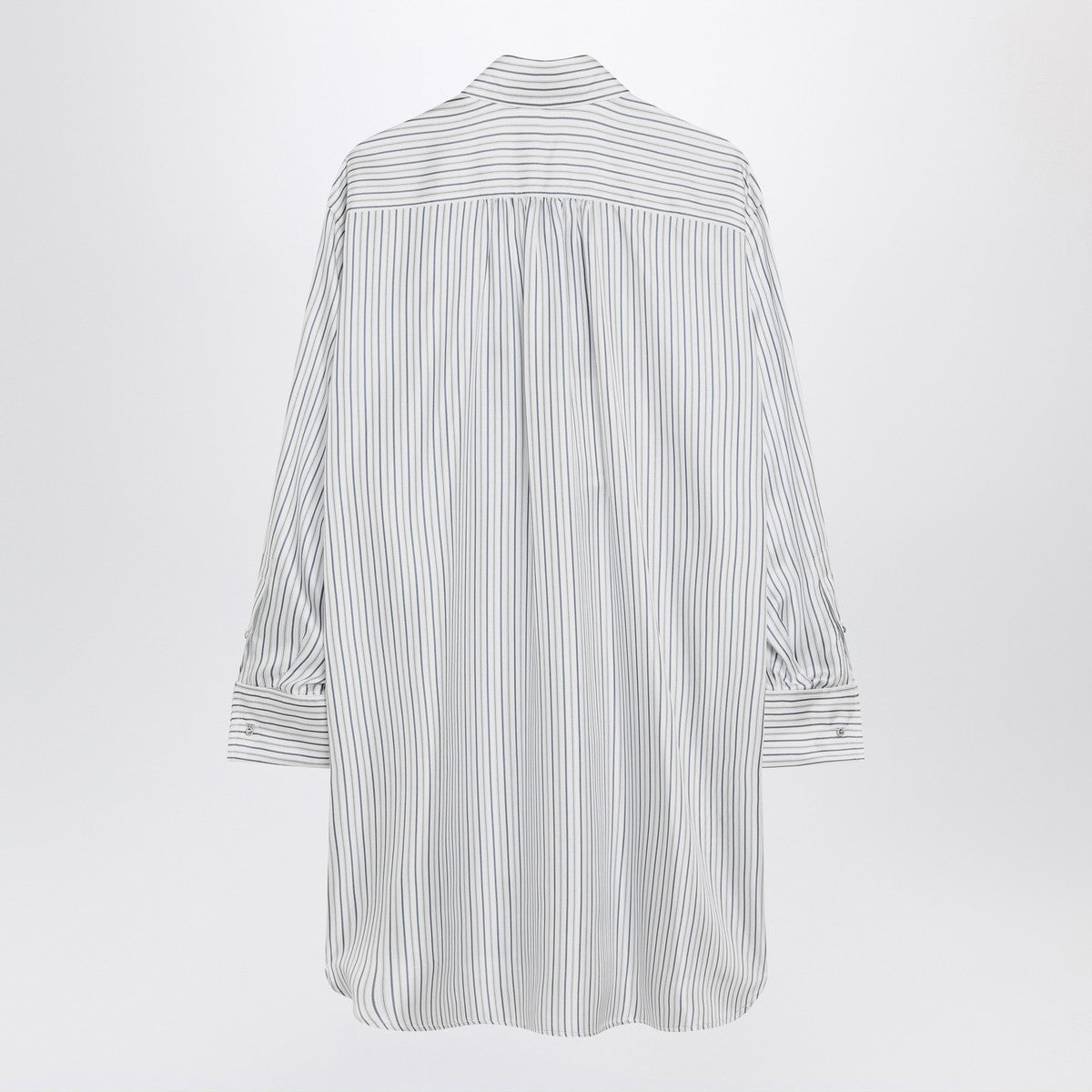 Max Mara Oversized striped silk shirt Max Mara 