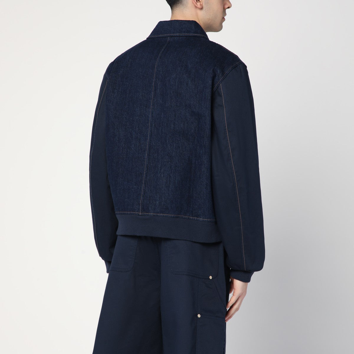 Wales Bonner Echo indigo blue denim jacket Wales Bonner 
