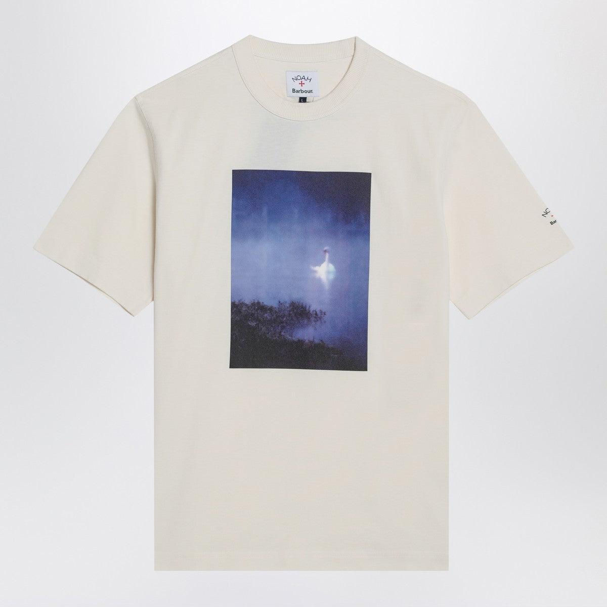Archive T-shirt white Barbour x NOAH Barbour 