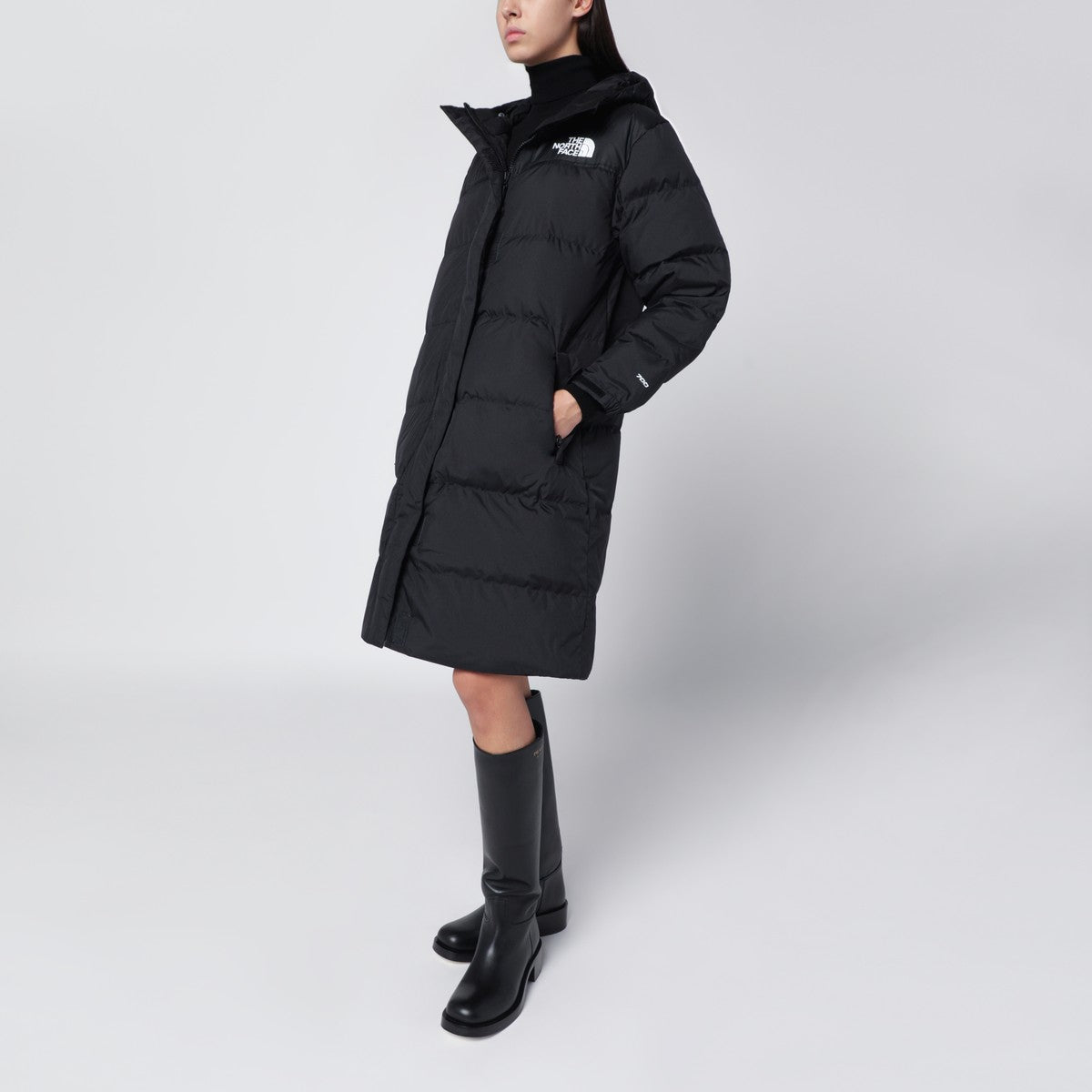 The North Face Black padded Nupste parka The North Face 