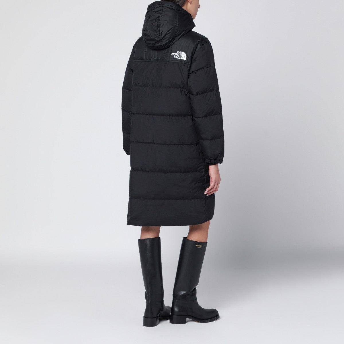 The North Face Black padded Nupste parka The North Face 