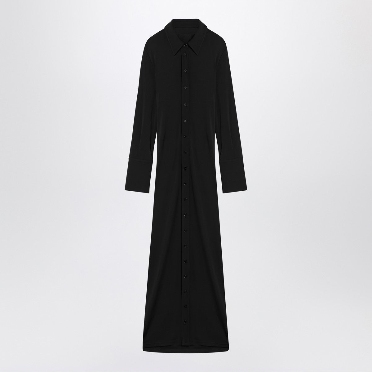 Sportmax Black shirt dress in viscose jersey Sportmax 