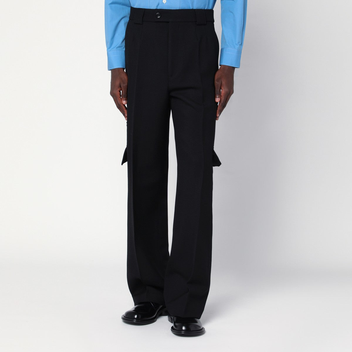NAMACHEKO Black cargo trousers in cotton NAMACHEKO 