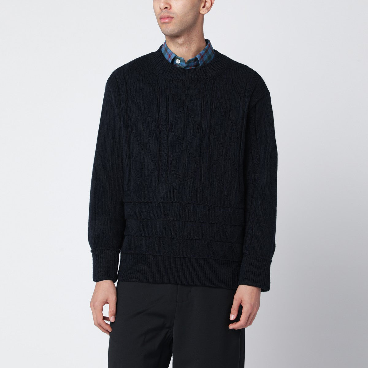 NAMACHEKO Navy blue wool sweater NAMACHEKO 