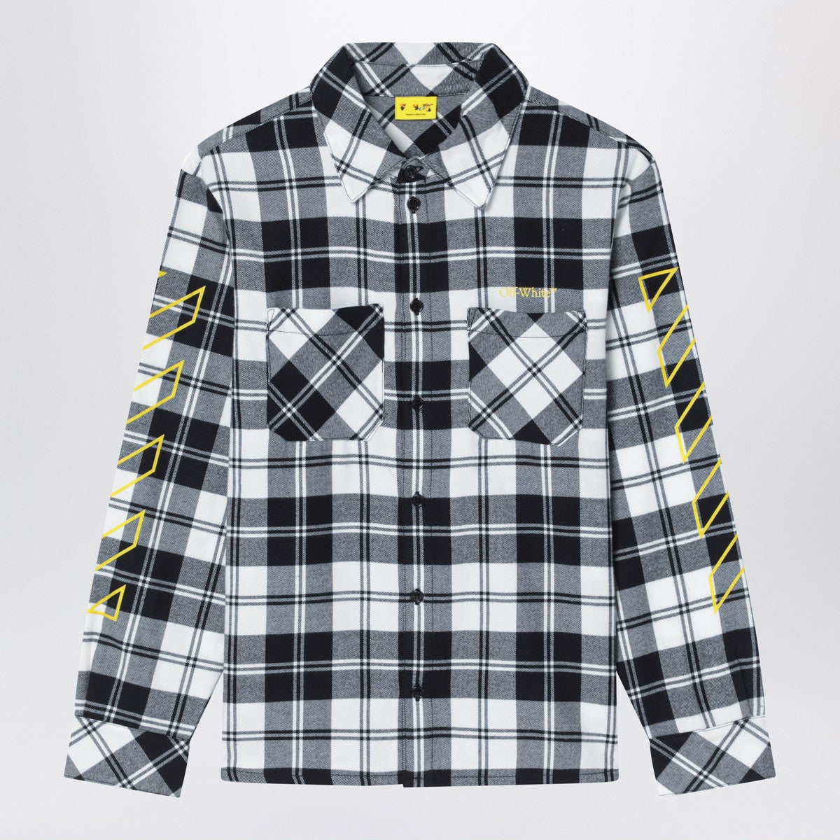 Off White Off-White™ Diagonal checked flannel shirt Off White 
