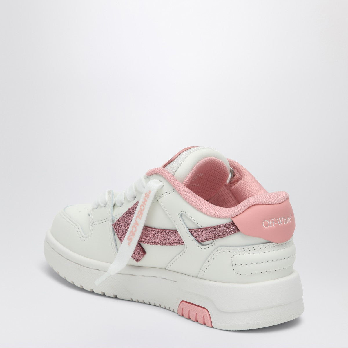 Off White Off-White™ Out Of Office white/glitter pink sneaker Off White 