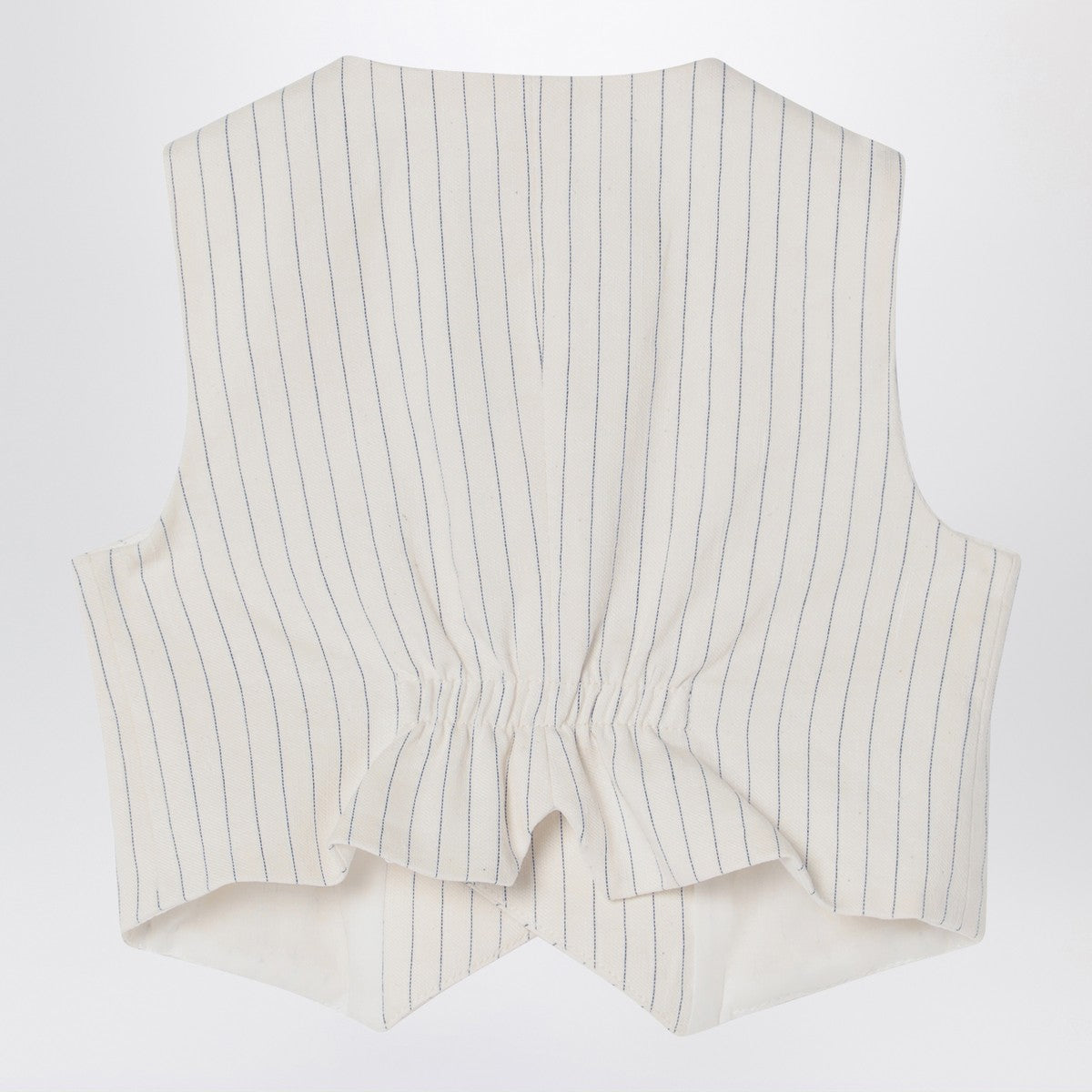 Il Gufo Double-breasted vest in pinstriped cotton Il Gufo 