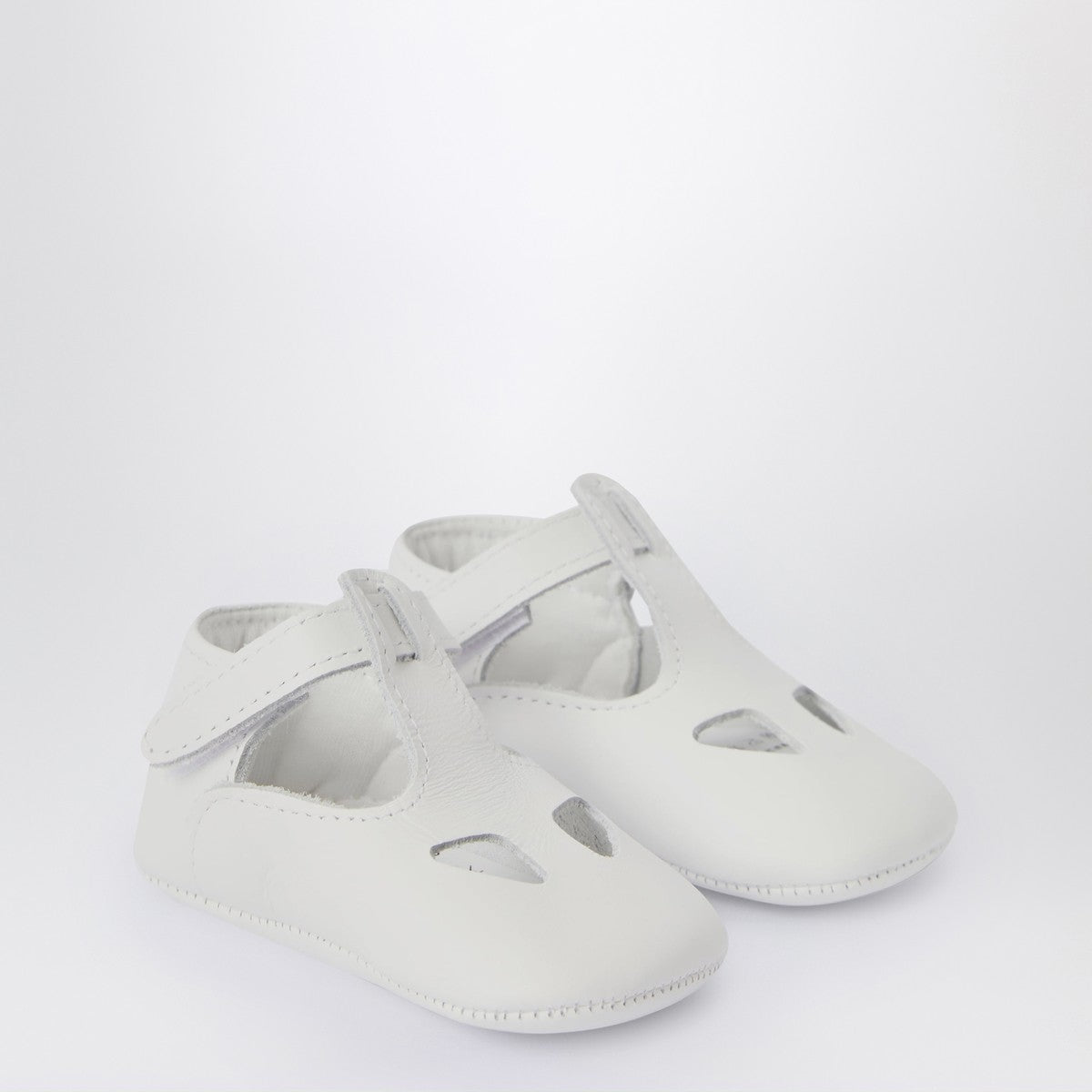 Il Gufo White Baby Shoe in Nappa Leather Il Gufo 