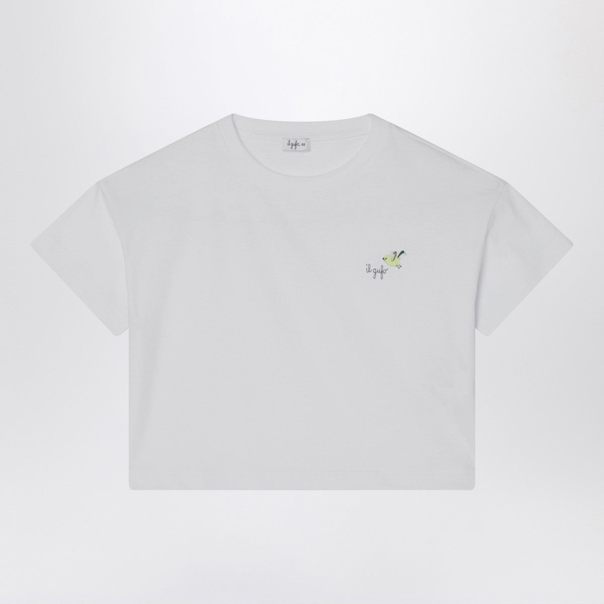 Il Gufo White T-shirt with embroidered logo Il Gufo 