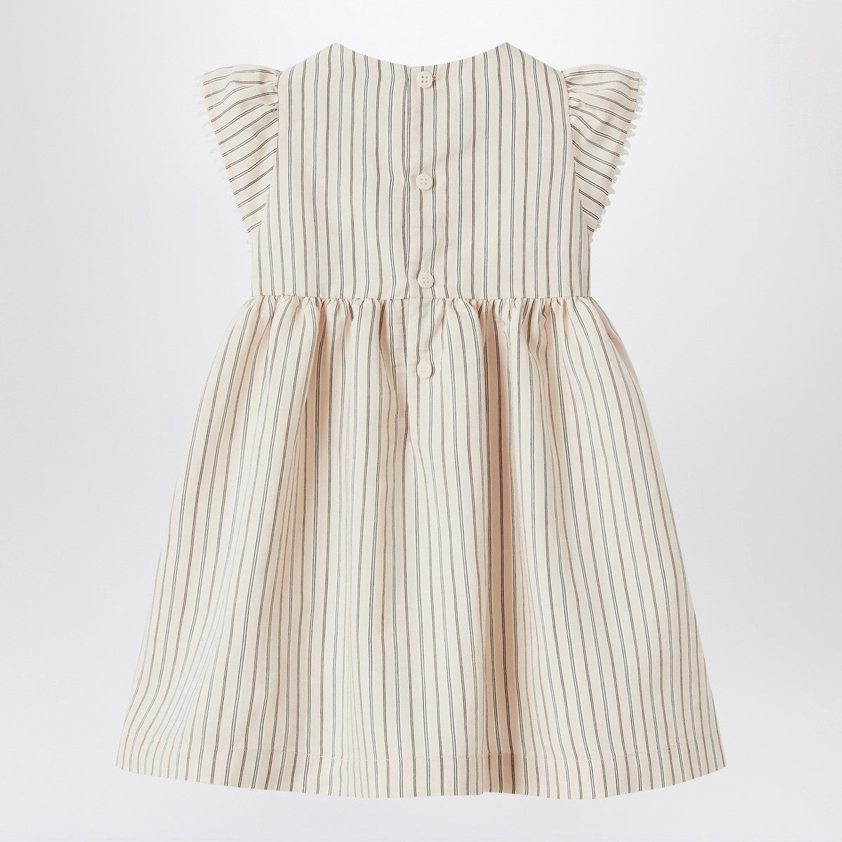 Il Gufo Striped dress with ruffles Il Gufo 
