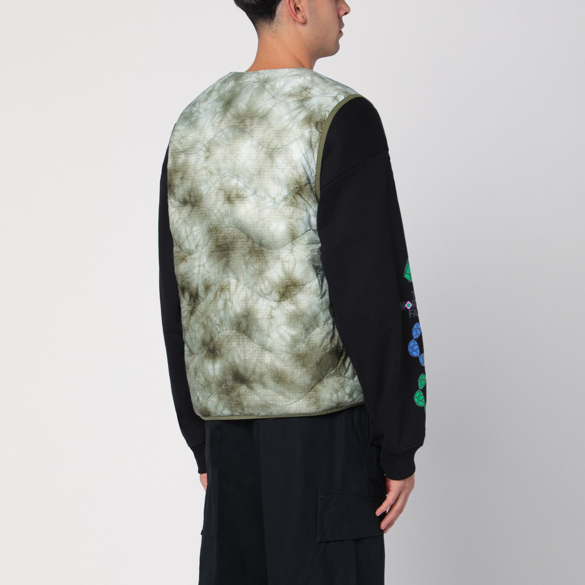 Purple Mountain Observatory Camouflage quilted nylon waistcoat Purple Mountain Observatory 