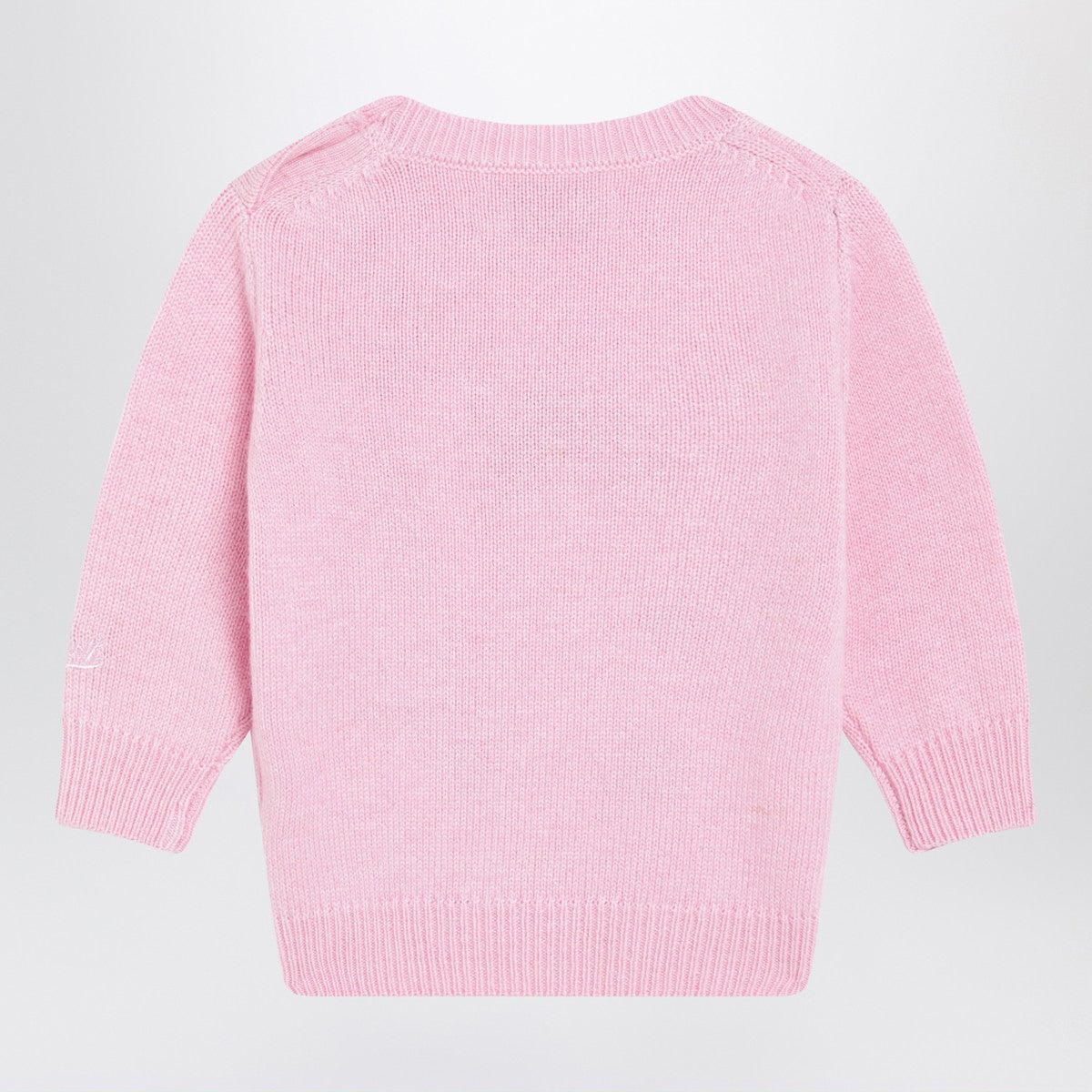 MC2 Saint Barth Pink wool-blend sweater with Trudi Ladybug MC2 Saint Barth 