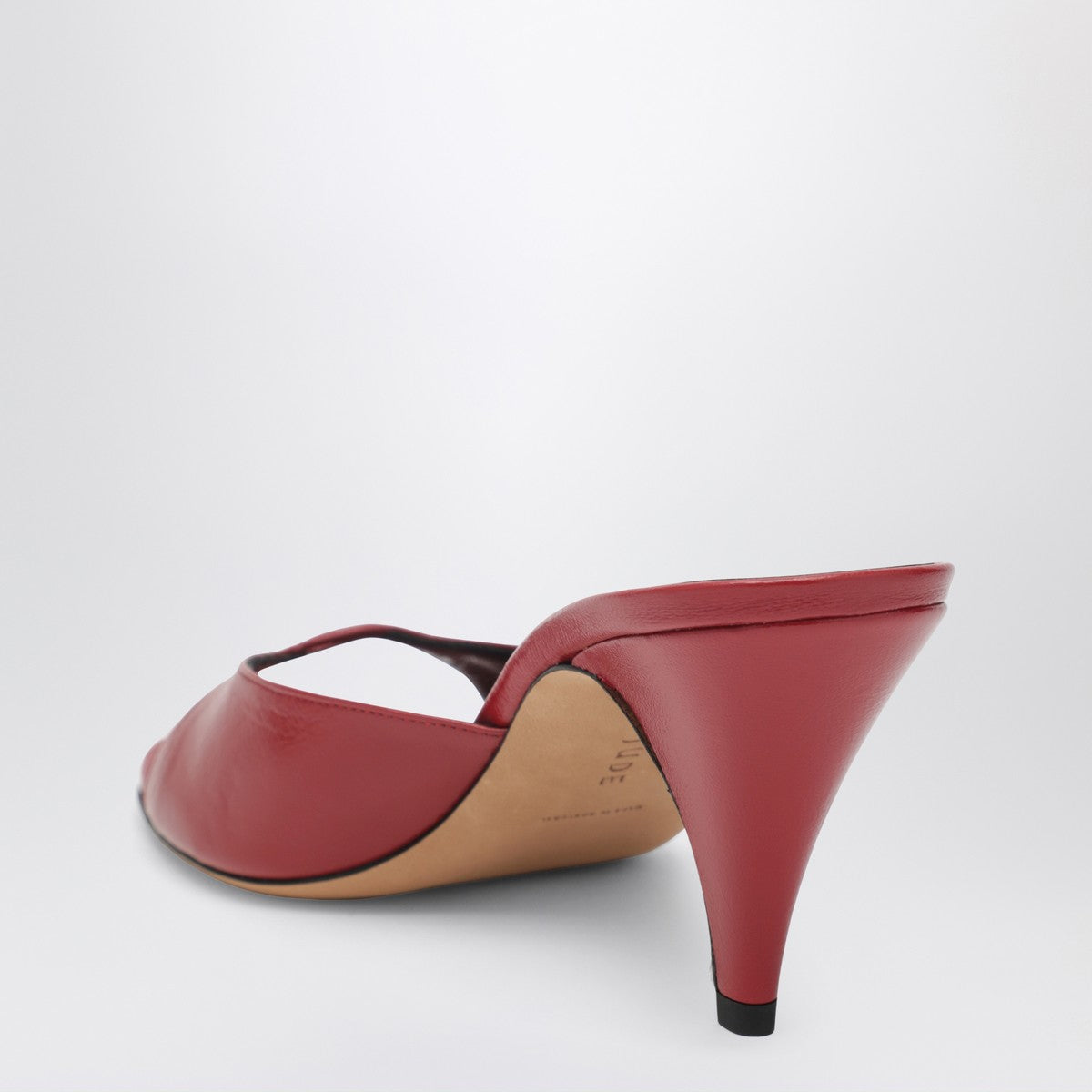 Jude Haze sandal in red leather Jude 