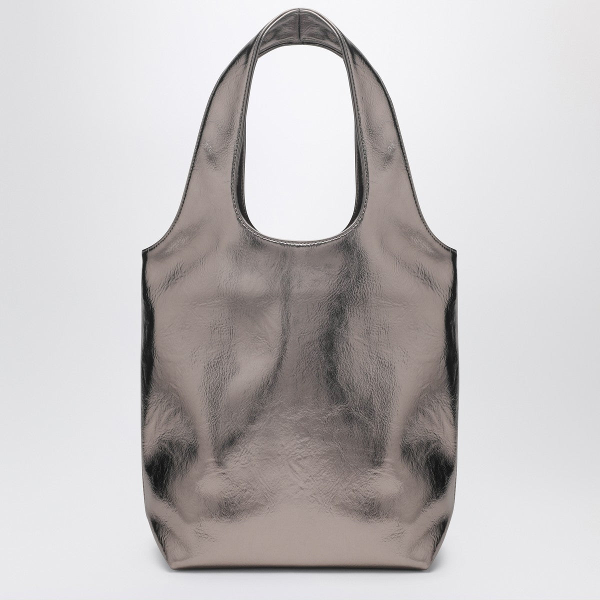 A.P.C. Small metallic silver Ninon tote bag A.P.C. 