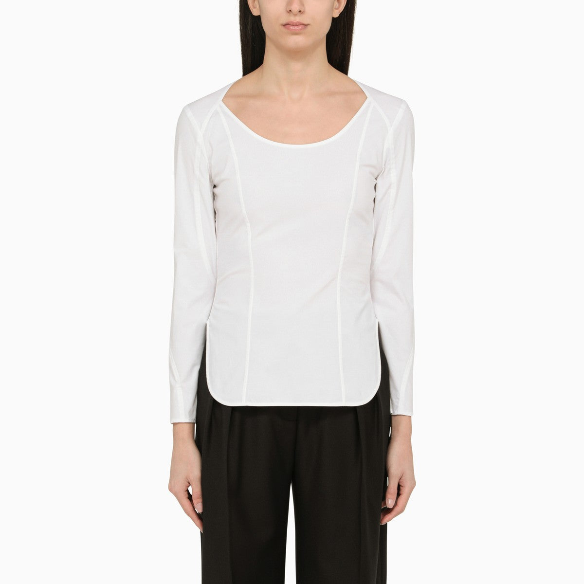 By Malene Birger White organic cotton Leyia blouse By Malene Birger 