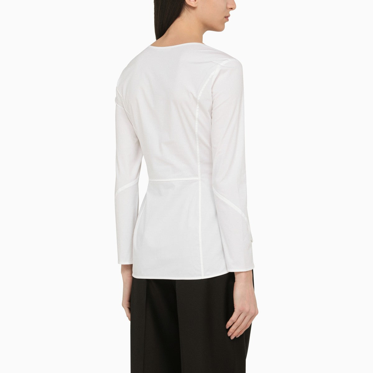 By Malene Birger White organic cotton Leyia blouse By Malene Birger 