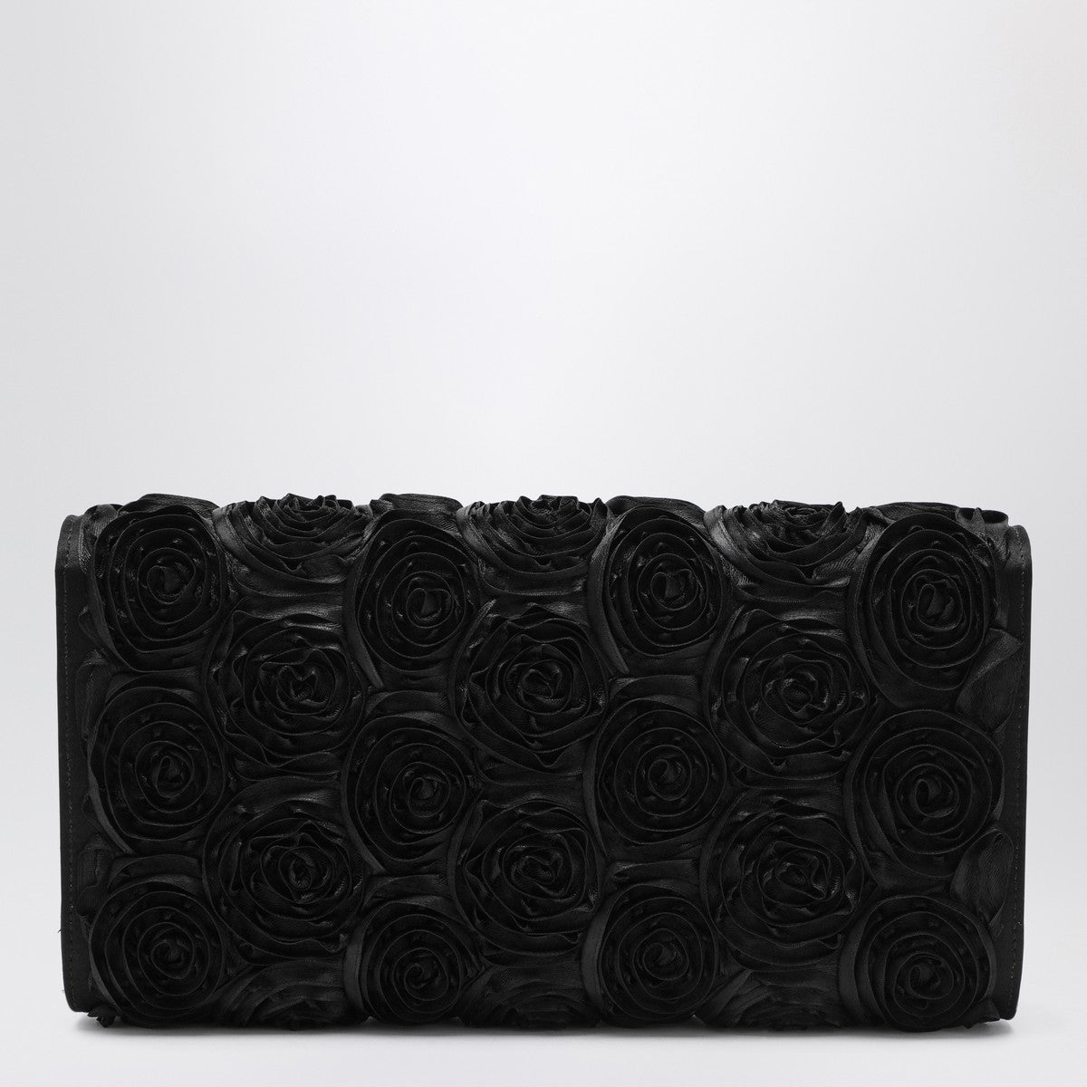ROGER VIVIER Black Flower clutch bag Efflorescence Roger Vivier 