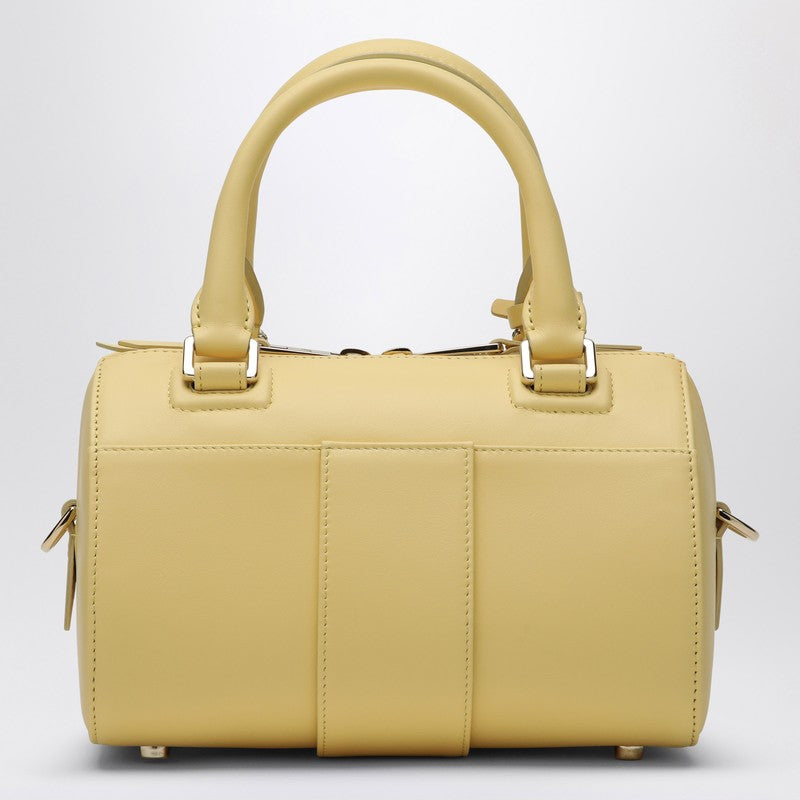 ROGER VIVIER Belle Vivier Bowling Bag in yellow leather Roger Vivier