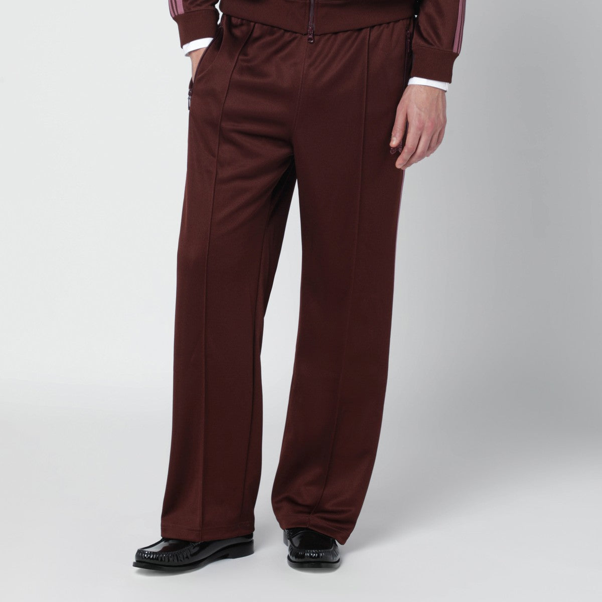 Needles Brown/antique-rose jogging pants Needles 
