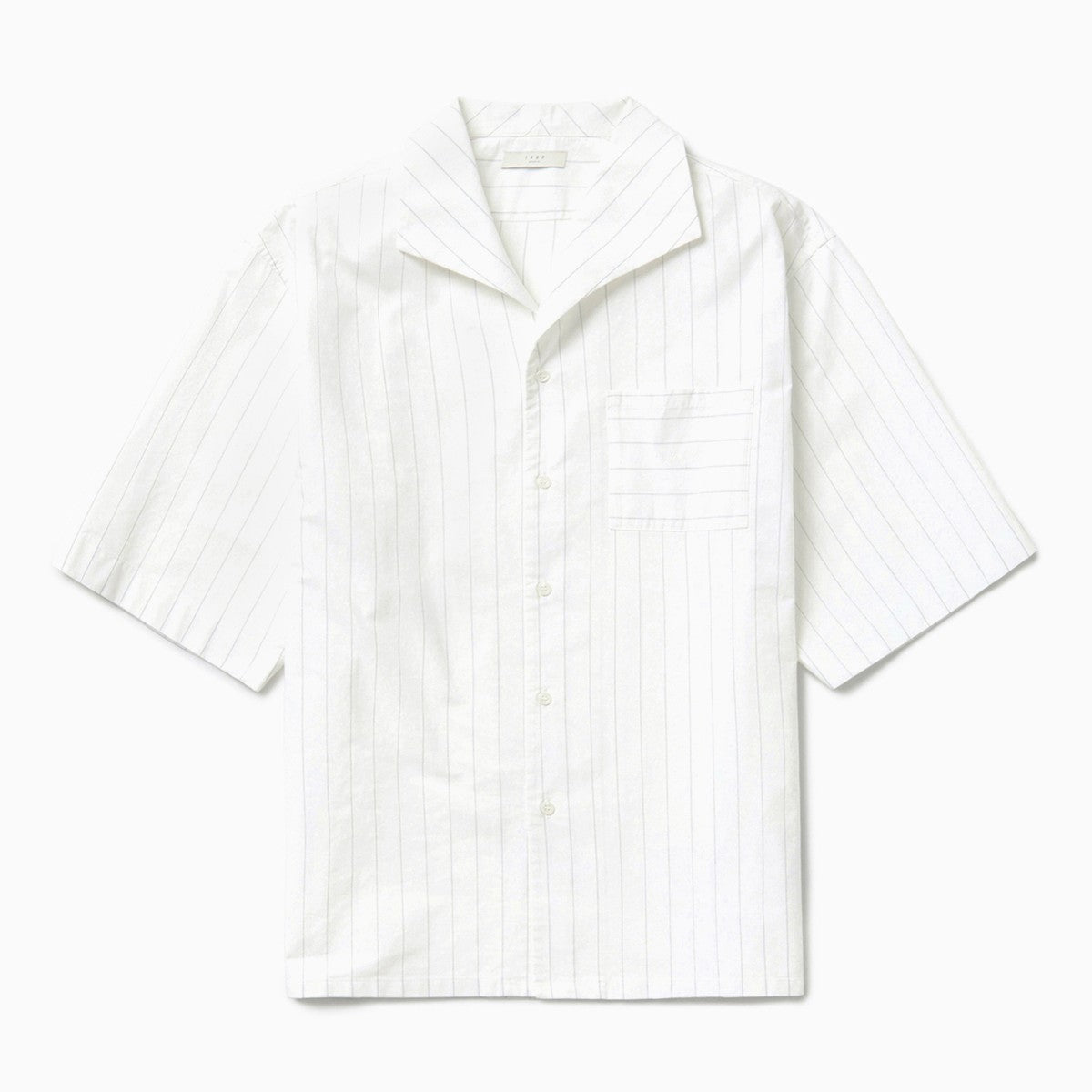 1989 STUDIO Wihite striped Bowling shirt 1989 STUDIO 
