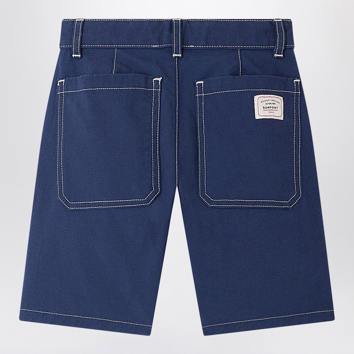 Bonpoint Blue Elzo shorts in organic cotton Bonpoint 