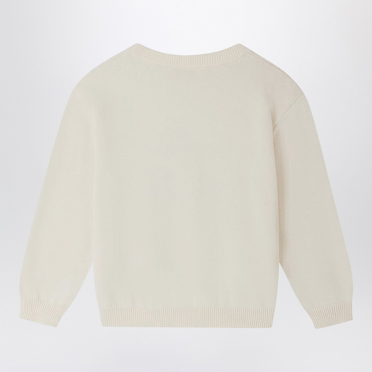 Bonpoint Écru Elvir sweater in cotton and cashmere Bonpoint 