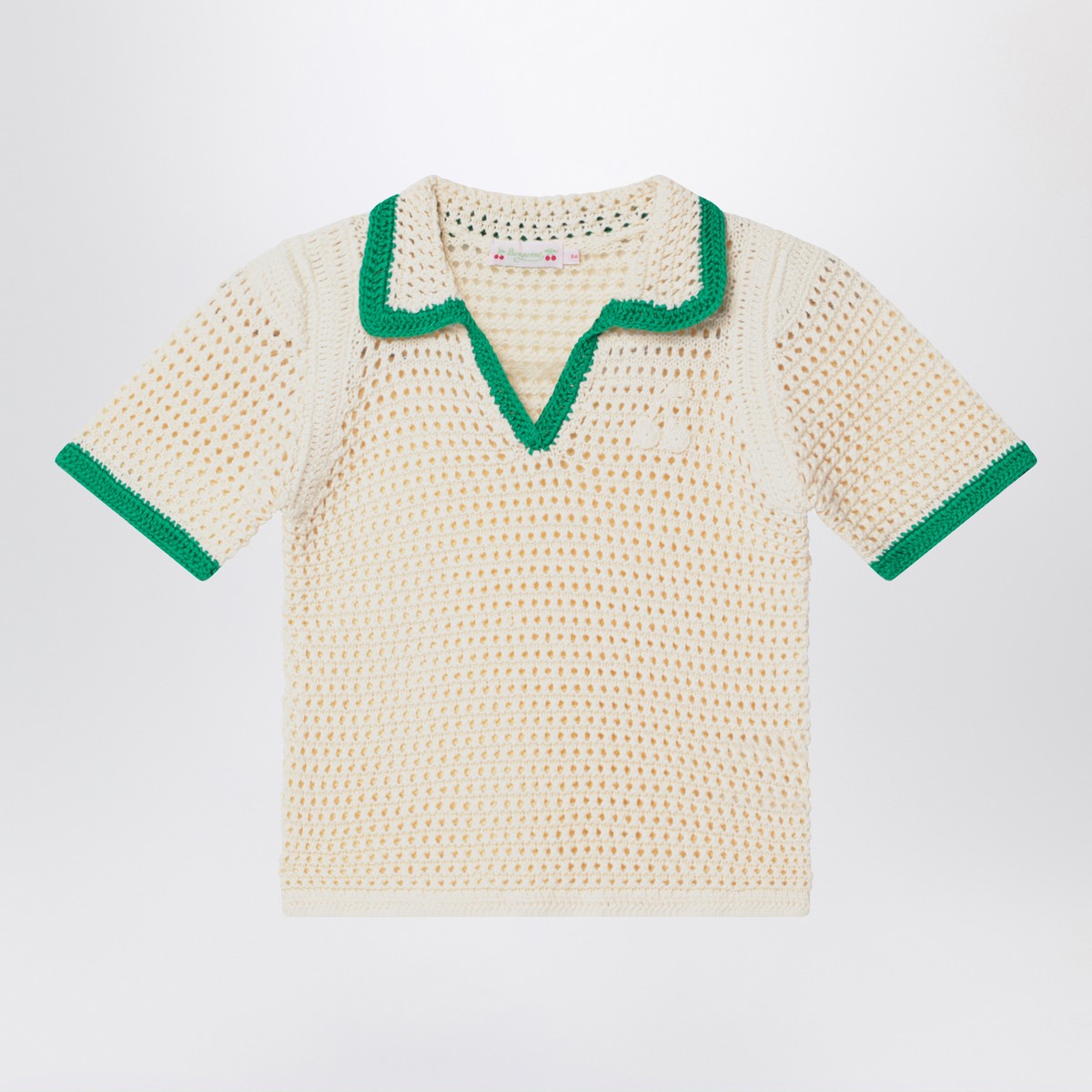 Bonpoint Elanita sweater in ivory/green Bonpoint 