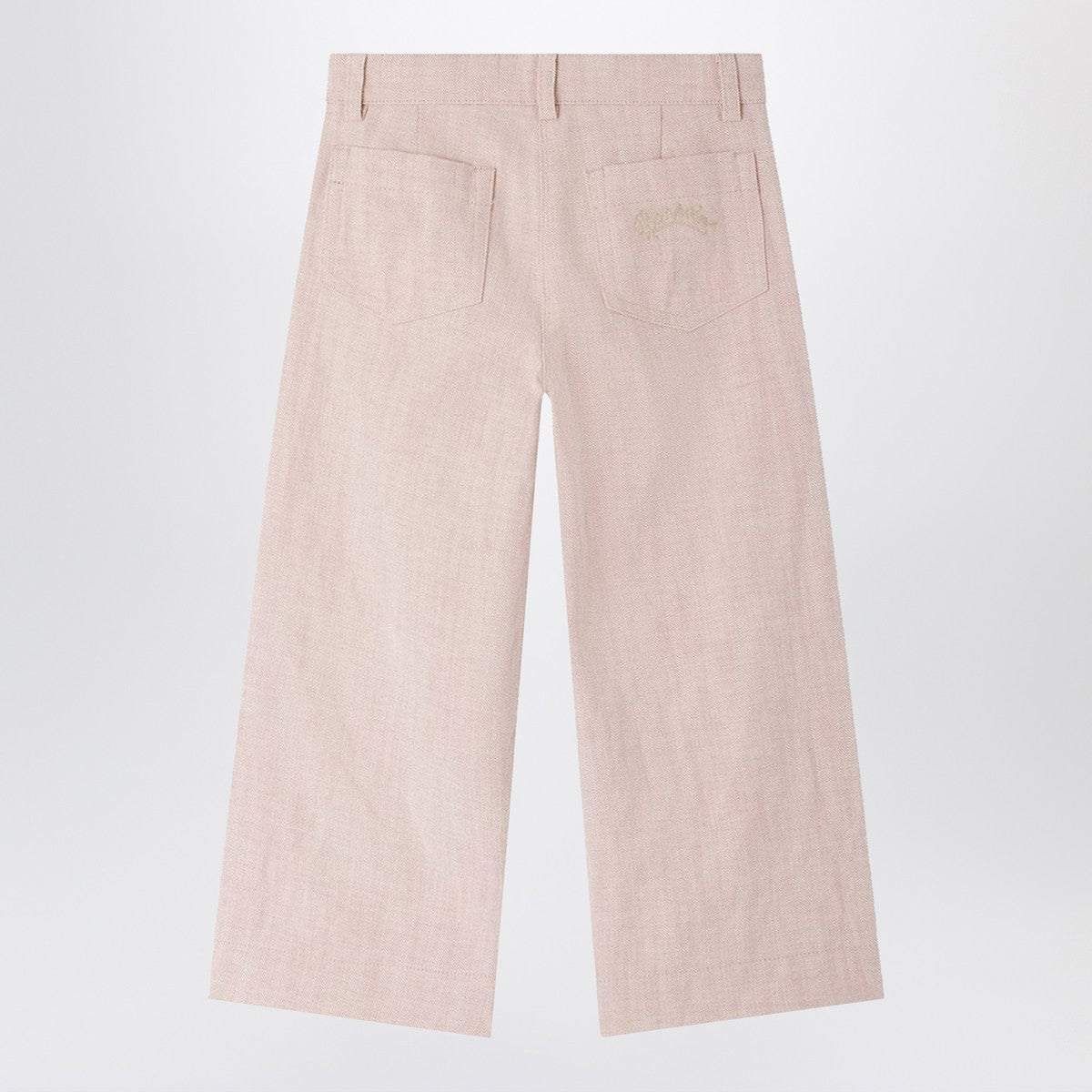 Bonpoint Gersande trousers in pink linen blend Bonpoint 