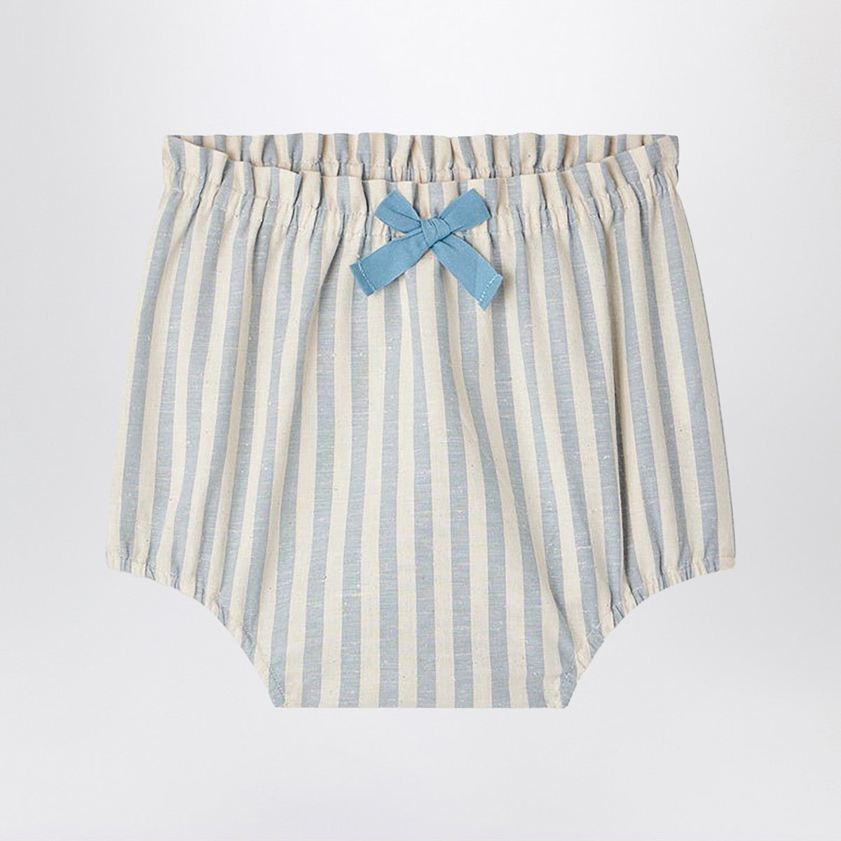 Bonpoint Ena shorts white/blue striped Bonpoint 
