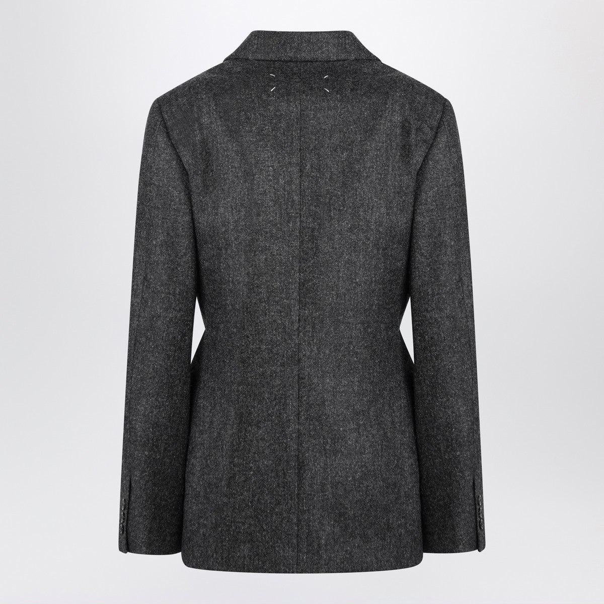 Maison Margiela Dark gray single-breasted wool blazer Maison Margiela 