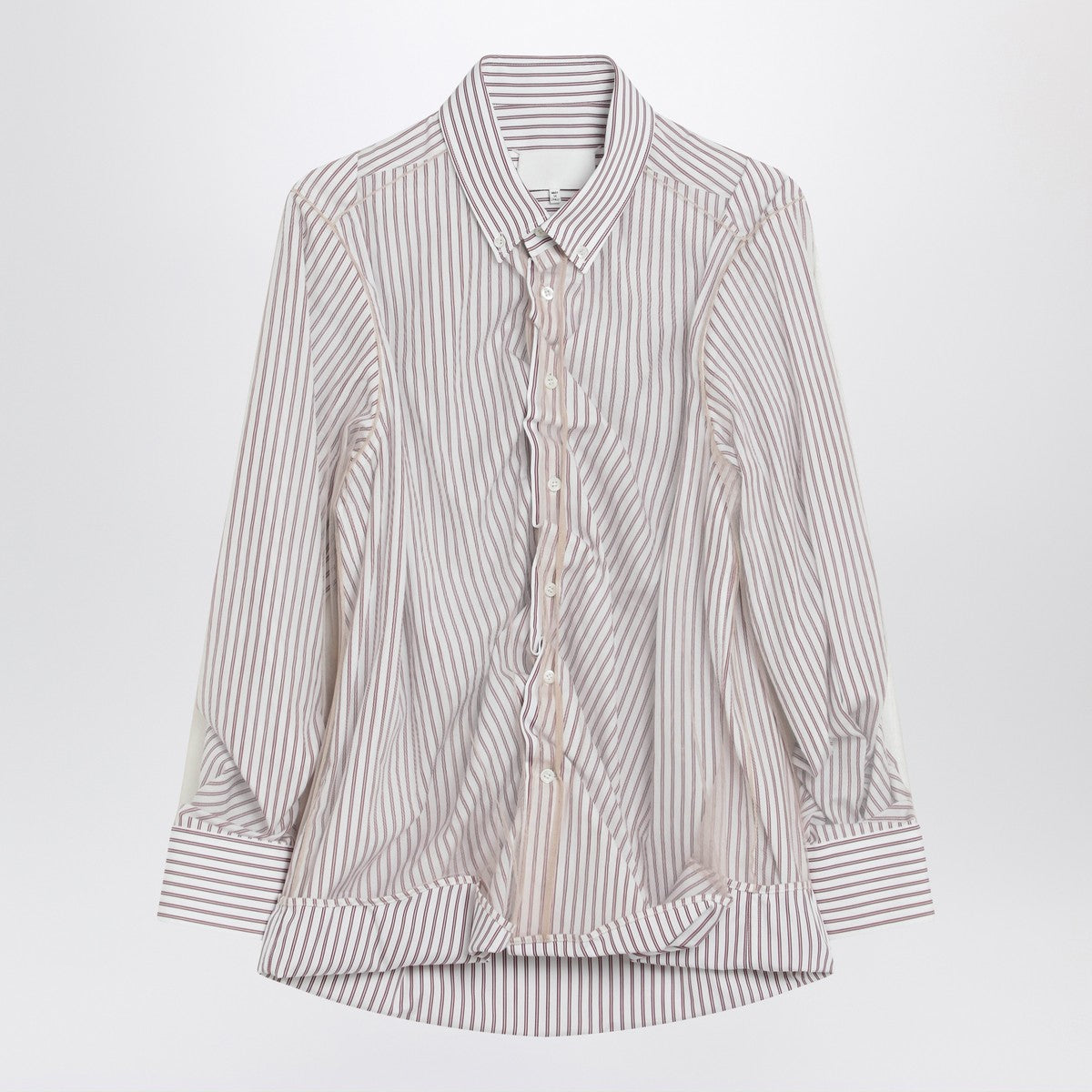 Maison Margiela Striped layered tulle shirt Maison Margiela 