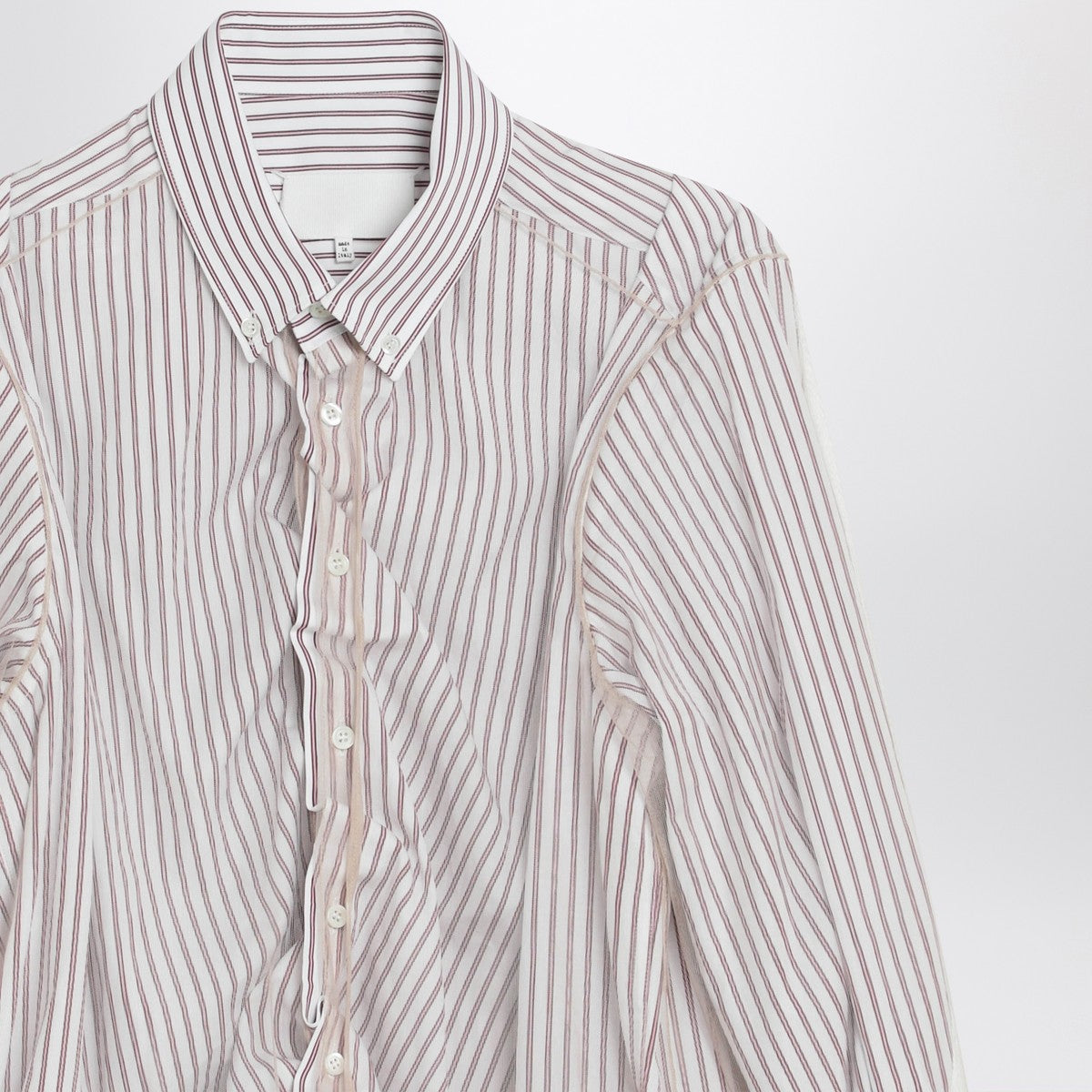 Maison Margiela Striped layered tulle shirt Maison Margiela 