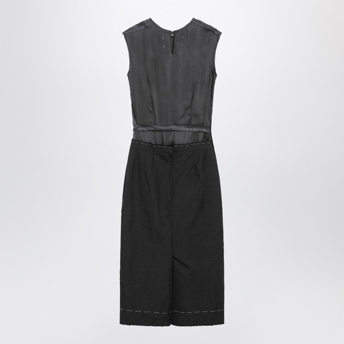 Maison Margiela Grey mélange sleeveless dress Maison Margiela 