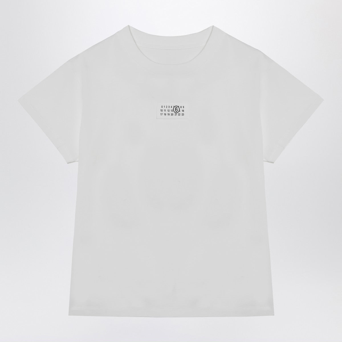 MM6 Maison Margiela White T-shirt with Numeric Signature MM6 Maison Margiela 