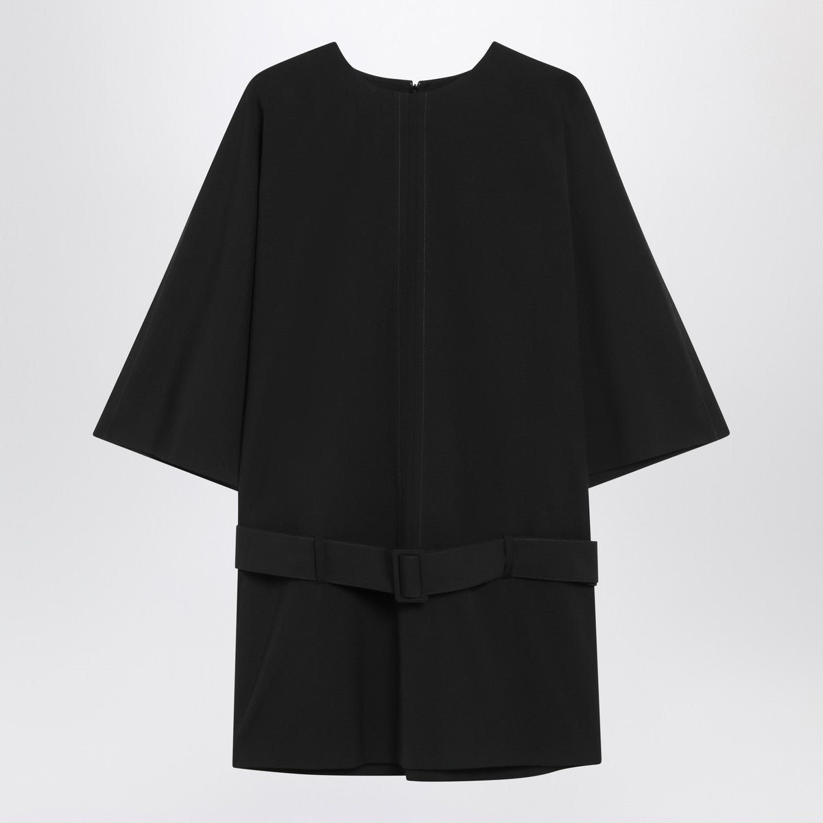 MM6 Maison Margiela Black wool-blend mini dress MM6 Maison Margiela 