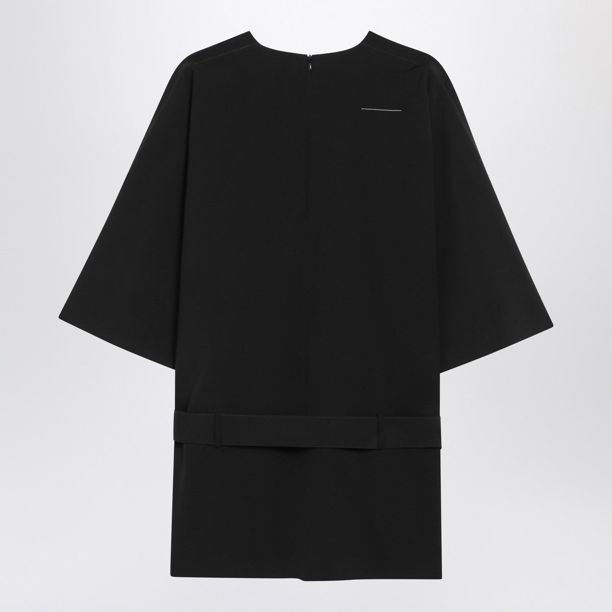 MM6 Maison Margiela Black wool-blend mini dress MM6 Maison Margiela 