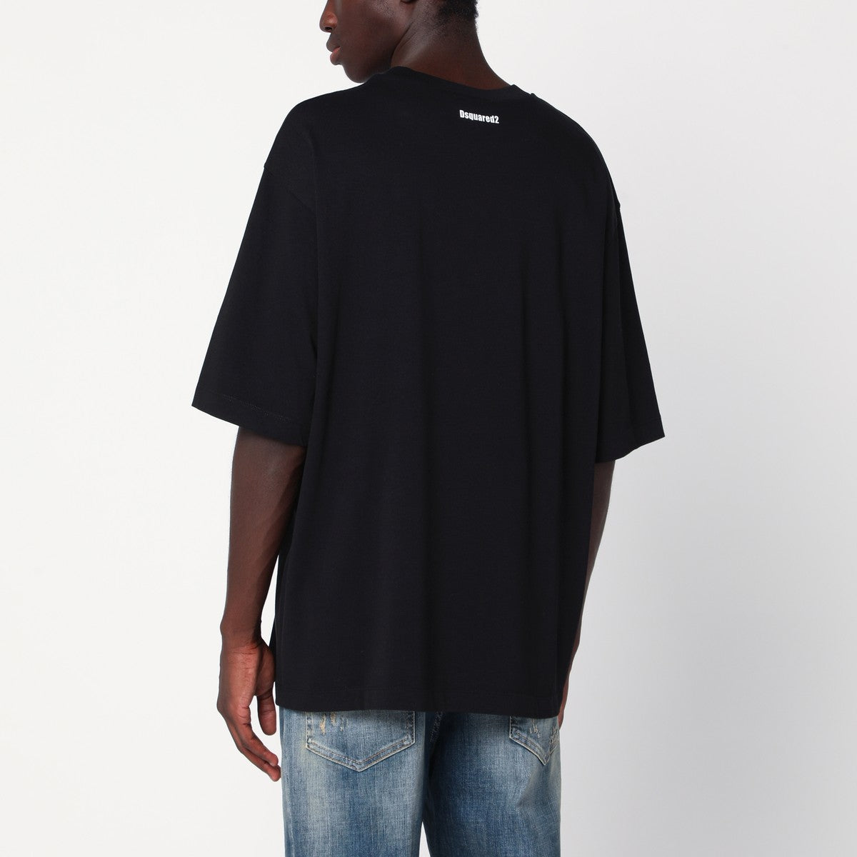 Magliano X D2 Black cotton T-shirt Magliano X D2 