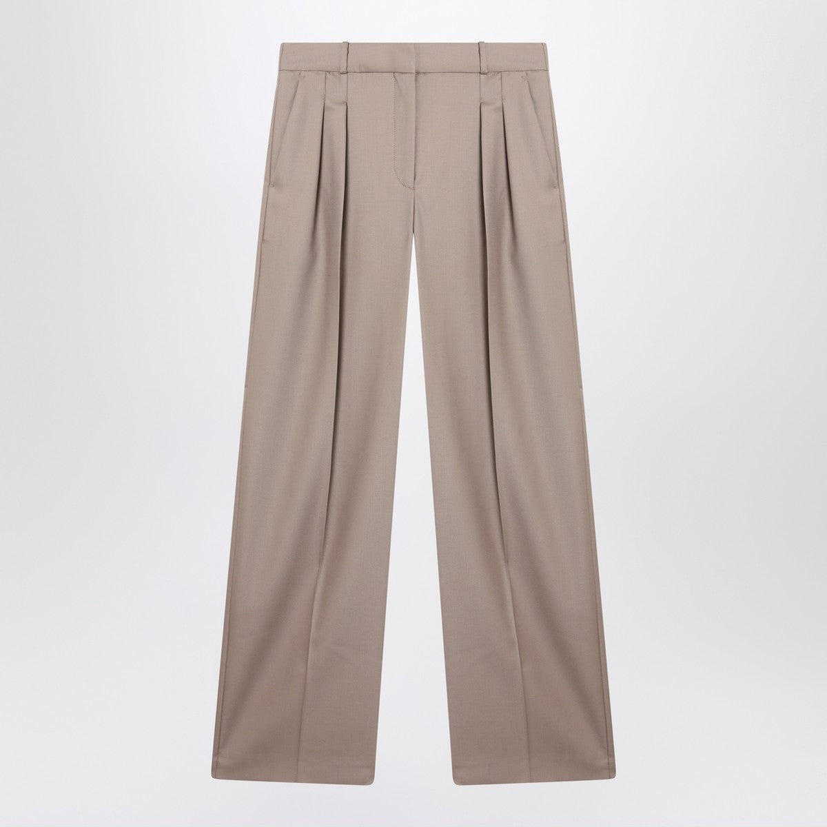 LouLou De Saison Jacket with darts in taupe wool LouLou De Saison 