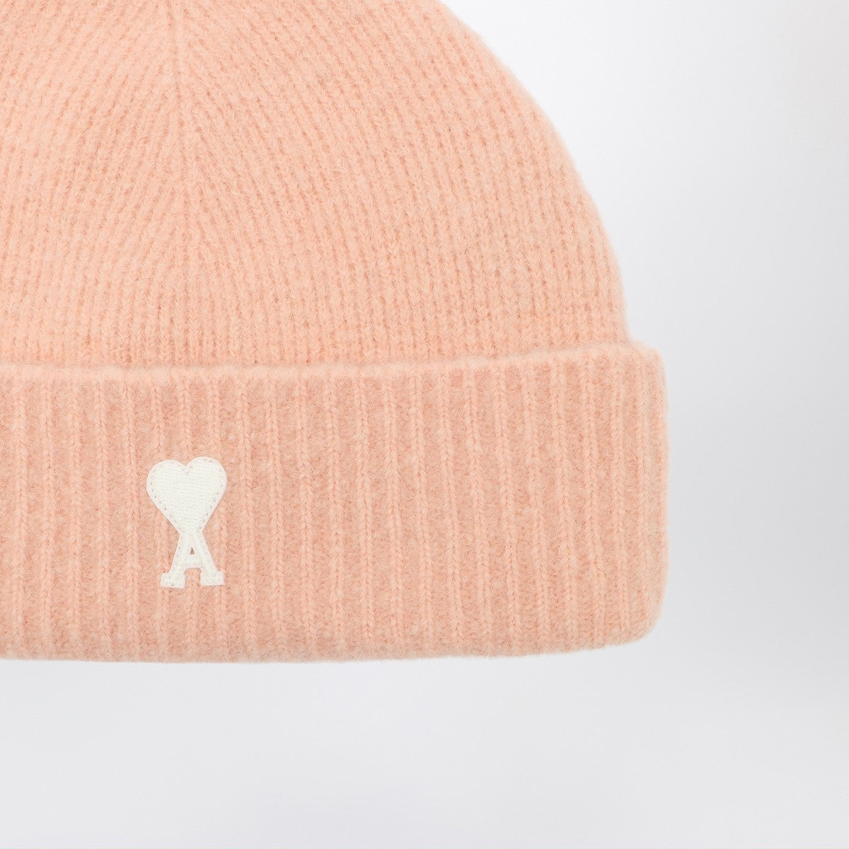Ami Paris Ami de Coeur powder wool beanie Ami Paris 