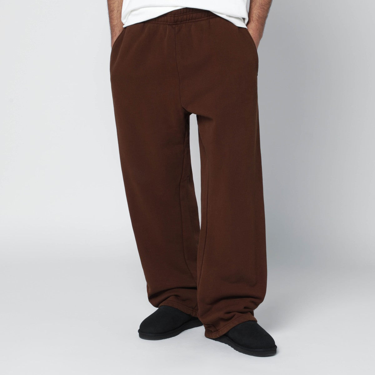 Entire Studios Dark brown cotton joggers Entire Studios 