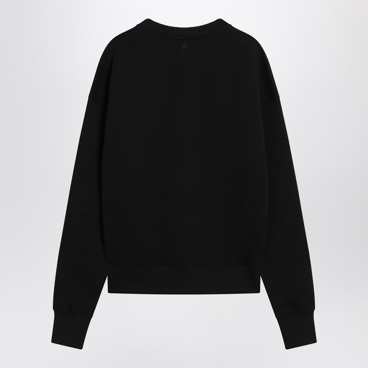 Ami Paris Black Ami De Coeur crewneck sweatshirt Ami Paris 