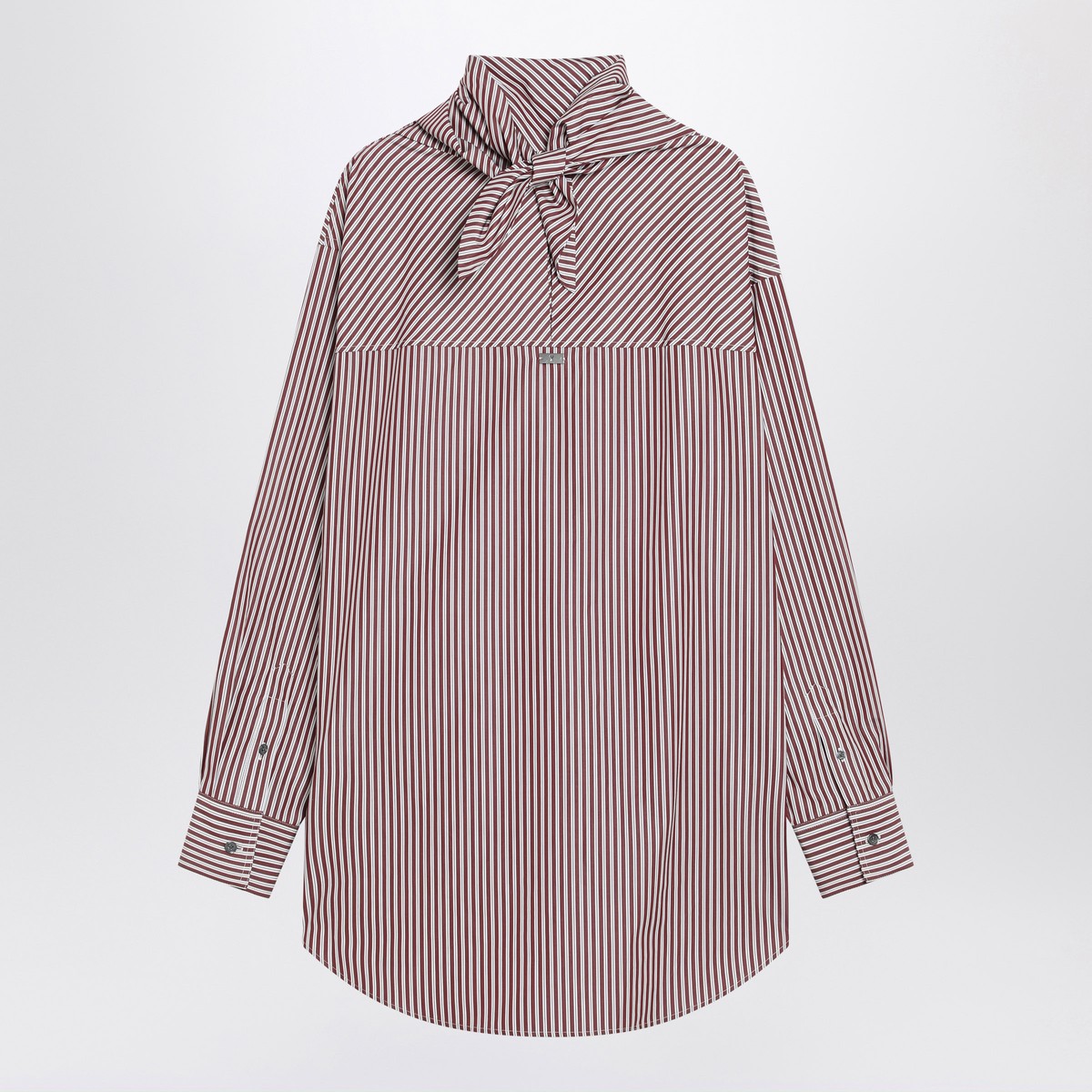 Ami Paris Cherry-coloured striped bandana shirt Ami Paris 