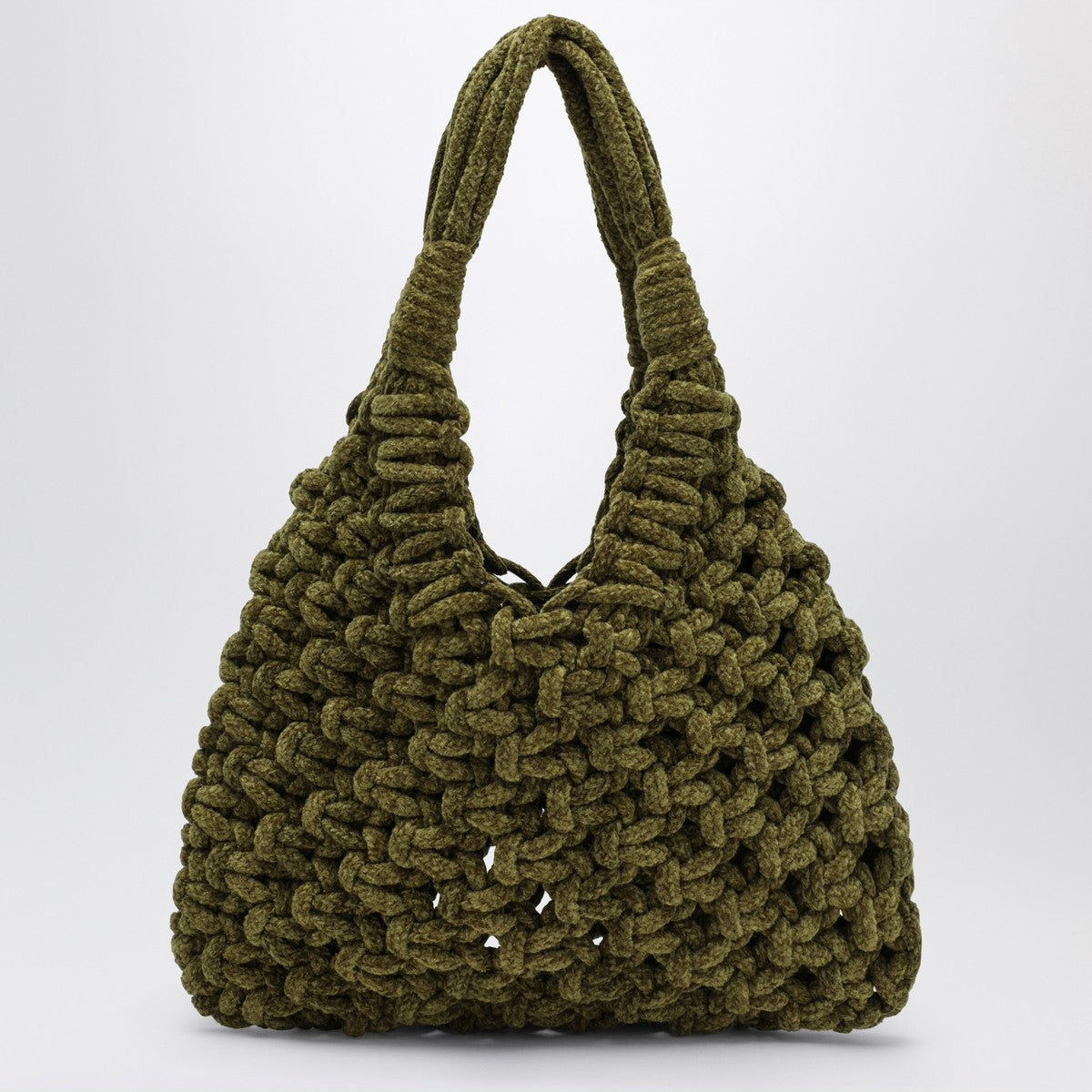 Hibourama Vannifique Big Bag in Khaki Velvet Hibourama 