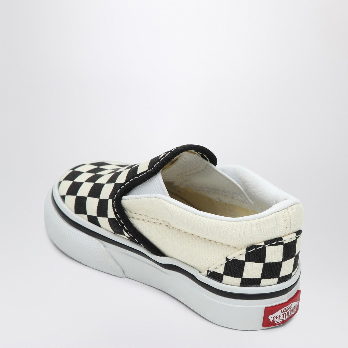 VANS Slip-on sneakers white/black with Check pattern Vans 