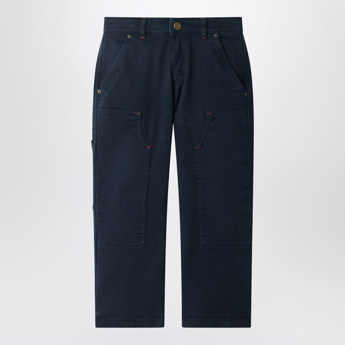 Bonpoint Ewann navy blue cotton trousers Bonpoint 
