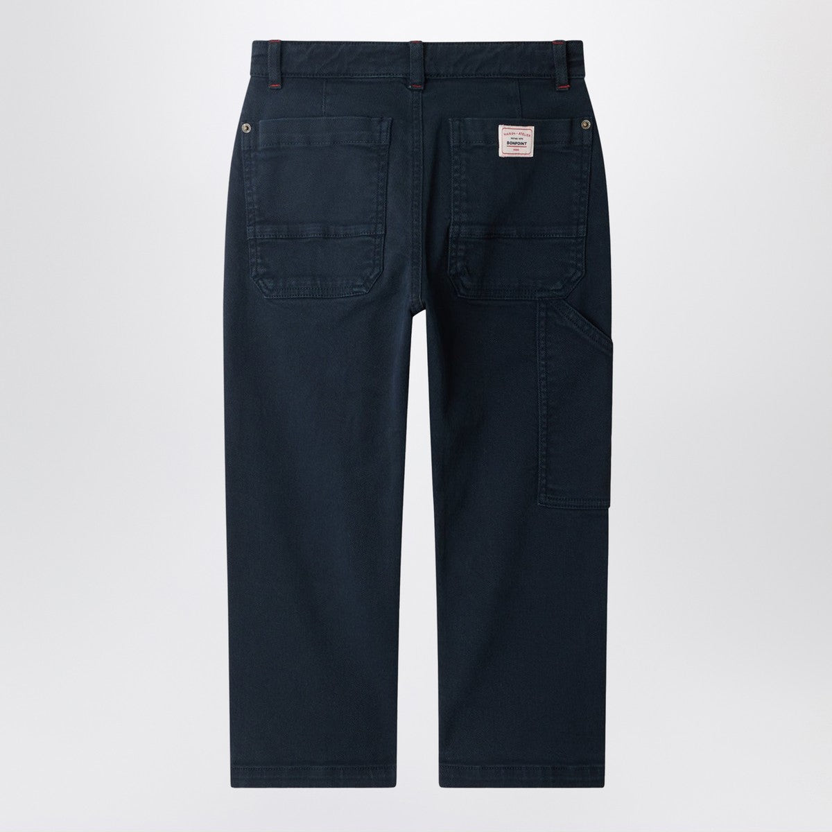 Bonpoint Ewann navy blue cotton trousers Bonpoint 