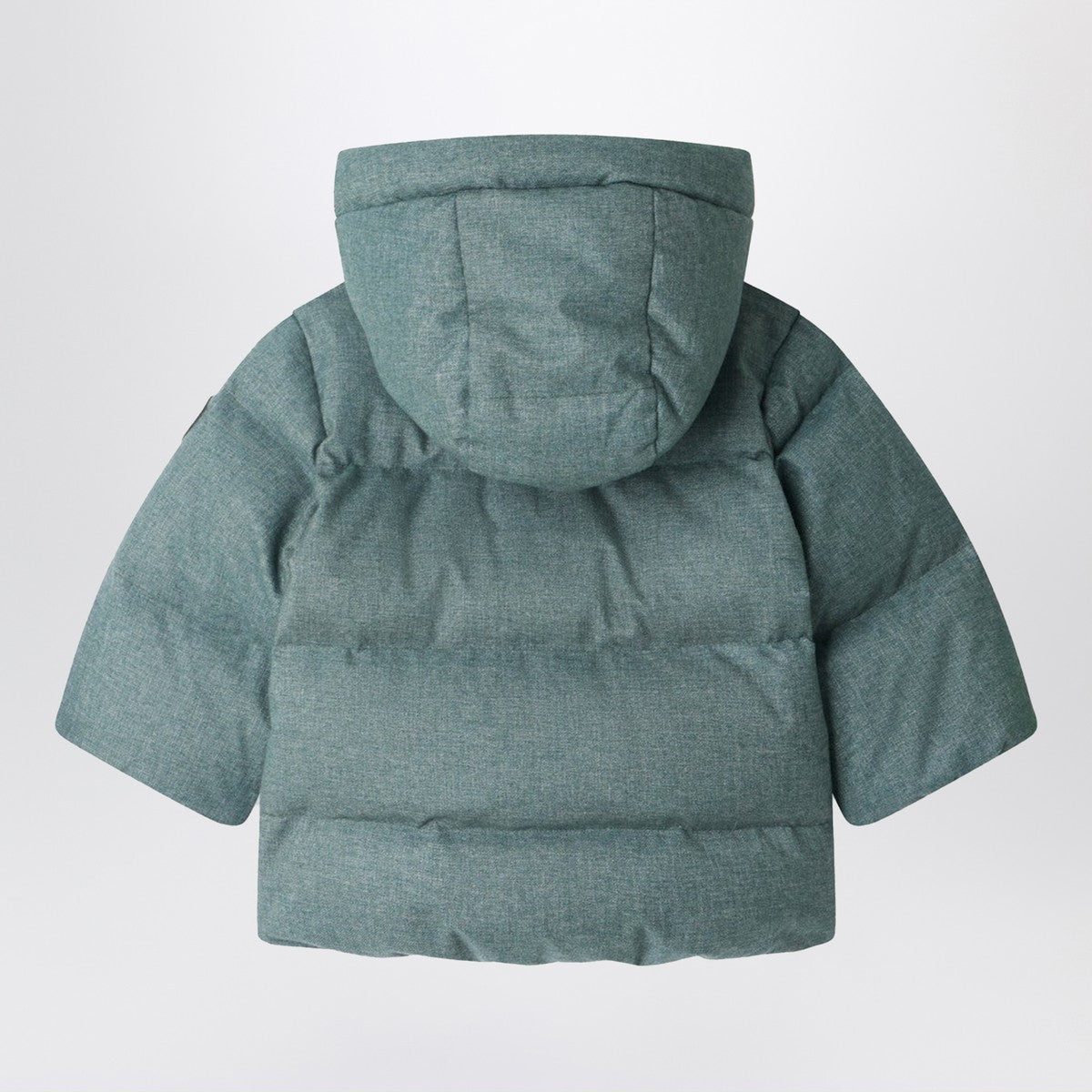 Bonpoint Bozen teal zip-up down jacket Bonpoint 