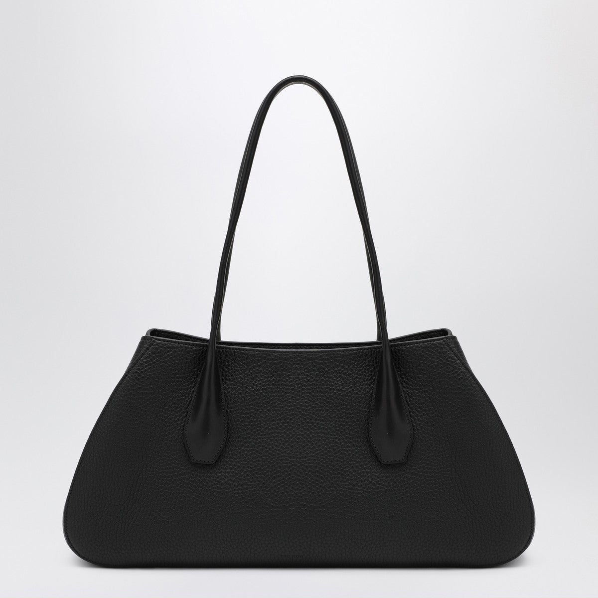 The Row Black Alger shoulder bag in leather The Row 