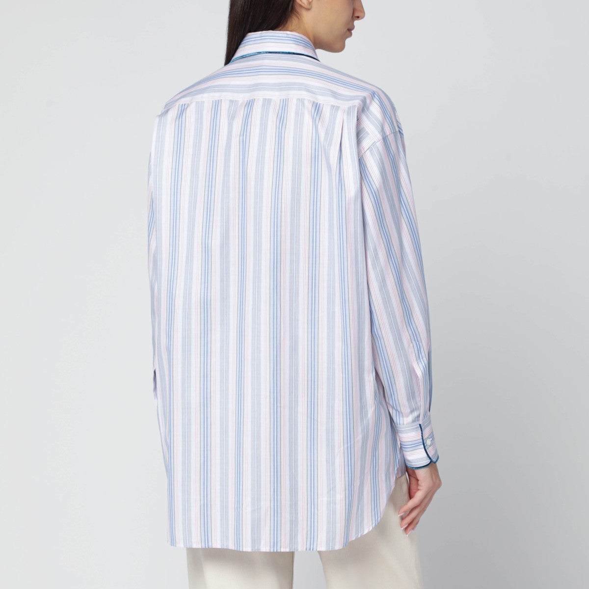 ETRO Striped poplin shirt Etro 