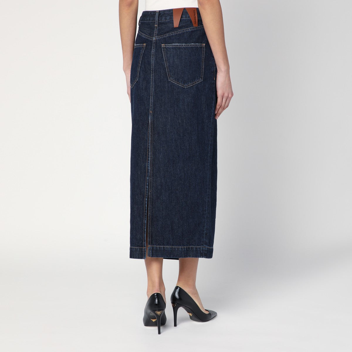 DARKPARK Dark blue Erika denim skirt Darkpark 